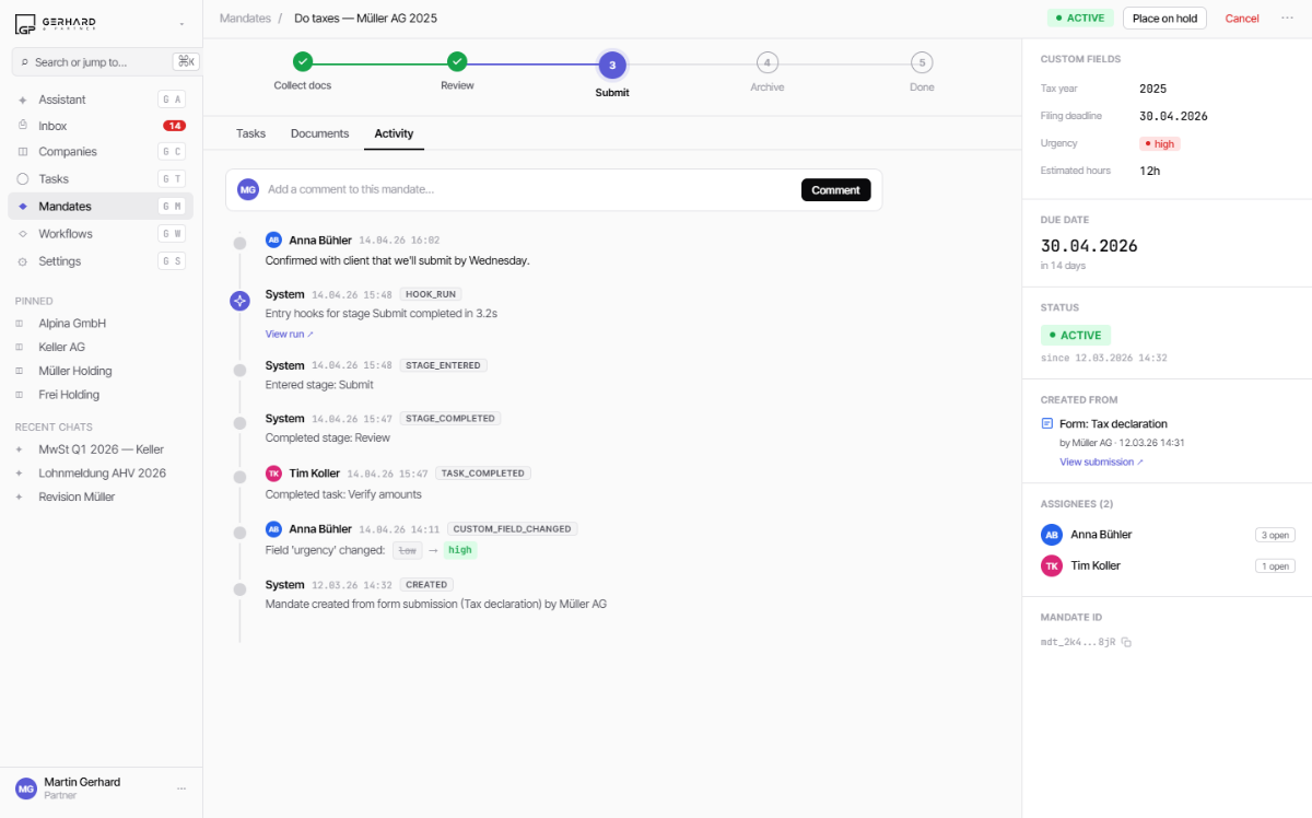 web product screenshot